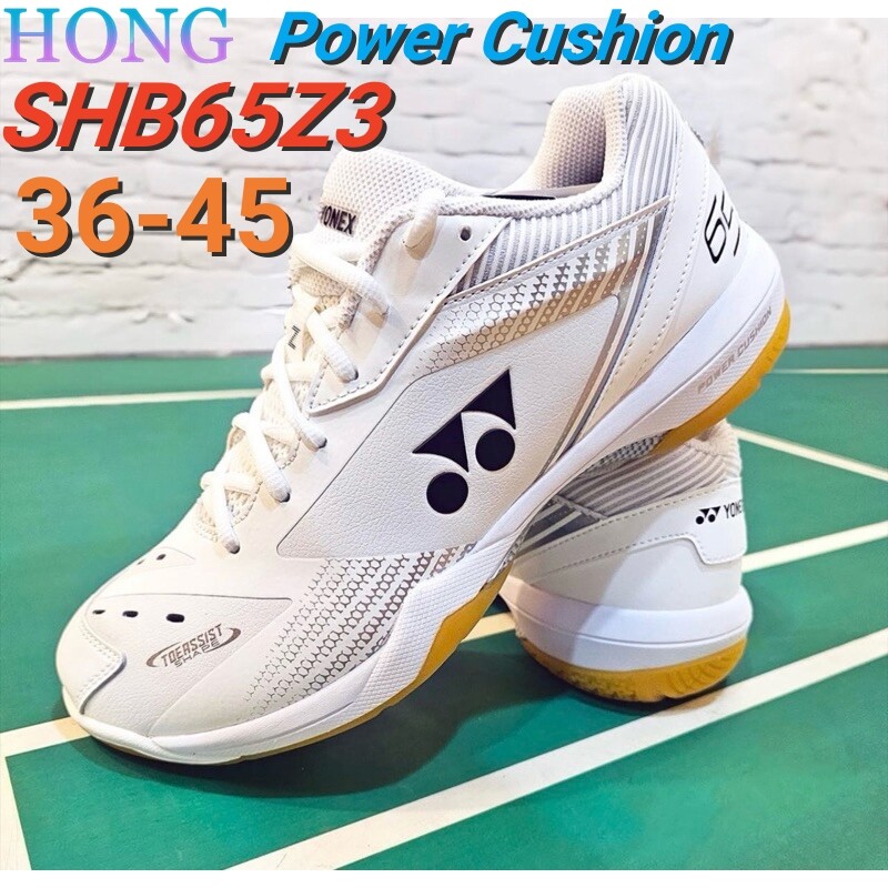 Yonex Power Cushion 65Z3 White Badminton Shoes For Men Women high yonex quality Badminton Shoes ราคา 1,098 บาท*ส่งฟรี