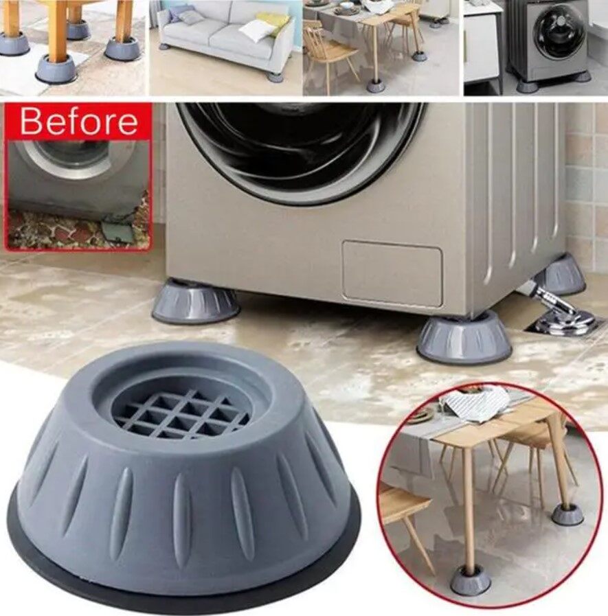 Washing Machine Feet Pads 4Pcs Anti Vibration Feet Pads Washing Machine Rubber Mat