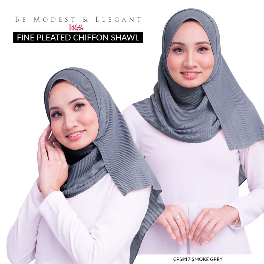 tudung pleated shawl labuh Harga Terbaik Tawaran Lazada Malaysia