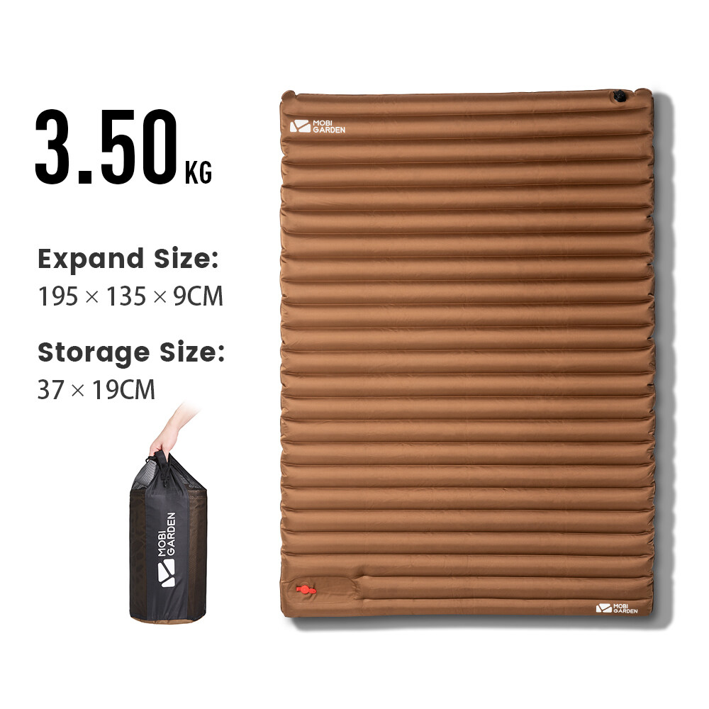 MOBI GARDEN Cắm trại Đệm ngủ đơn / đôi Giường đệm hơi Đệm di động bơm hơi