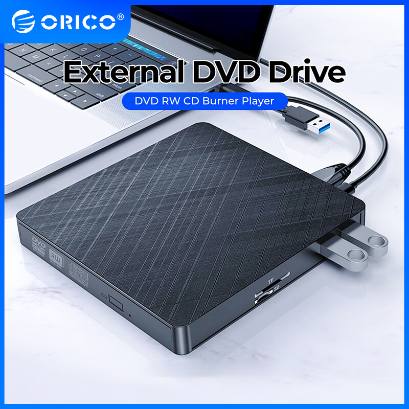 ORICO Bên Ngoài USB 3.0 Điều Khiển Quang CD/DVD-ROM Combo DVD RW ROM Burner Writer Ghi Cho Máy Tính Để Bàn Máy Tính Xách Tay Windows Mac Hệ Điều Hành (XD007)