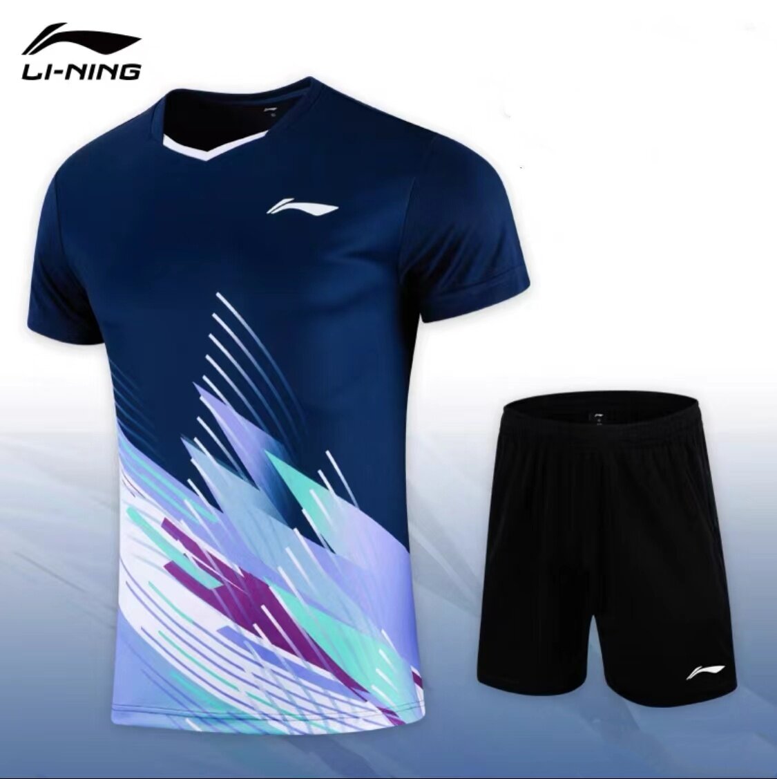 Lót mới phù hợp với cầu lông nam và nữ thể thao áo thun tay ngắn hàng đầu thoáng khi nhanh khô bóng bàn bóng bàn thi đấu đào tạo Áo sơ mi