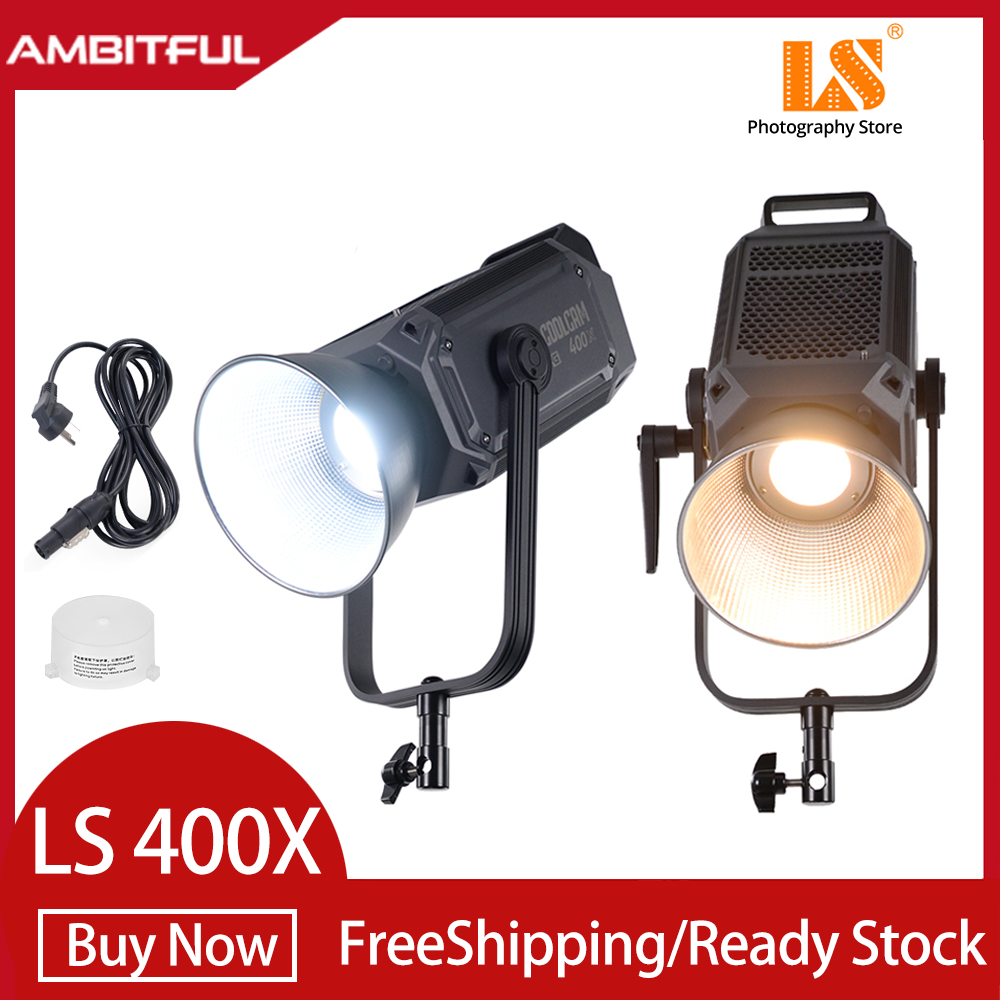 LS COOLCAM 400X 2700K-6500K 450W High-Power Bi-Color Hight-Power LED Studio COB Light for Photo Video Shooting Lighting - ยี่ห้อ AMBITFUL ราคา 22,900 บาท*ส่งฟรี