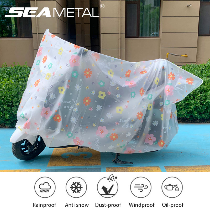 Áo mưa đi xe máy Áo mưa nhựa vi sinh trong suốt loại áo mưa 1 người