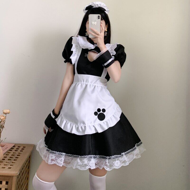 Trang Phục Hóa Trang Cô Gái Mèo Phong Cách Anime Nhật Bản, Váy Hầu Gái  Lolita Đồng Phục Hầu Bàn Lolita Cho Bé Gái Dễ Thương Trang Phục Công Chúa  Dự Tiệc |