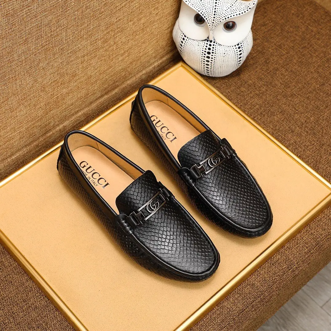 snakeskin shoes slip on