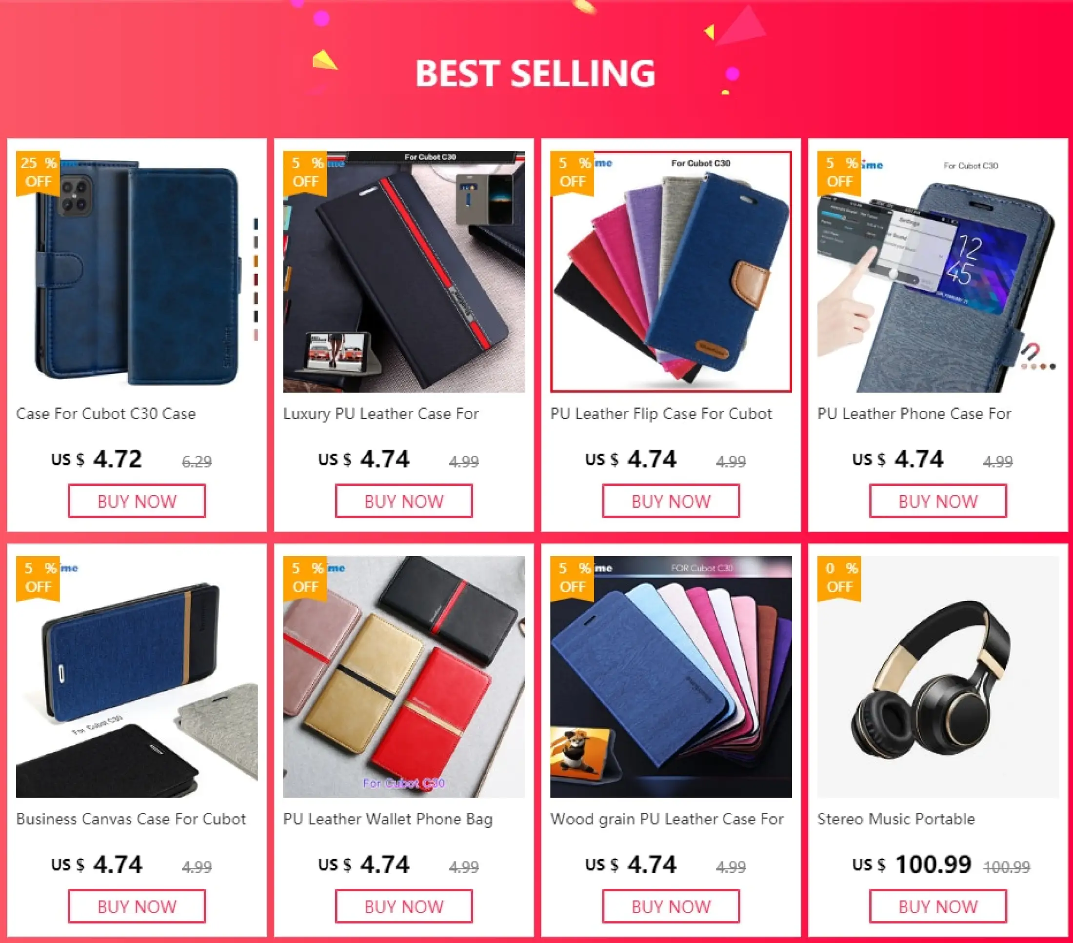 Casing Kulit Pu Mewah Untuk Cubot C30 Casing Flip Untuk Cubot C30 Casing Ponsel Penutup Belakang Silikon Tpu Lembut Lazada Indonesia