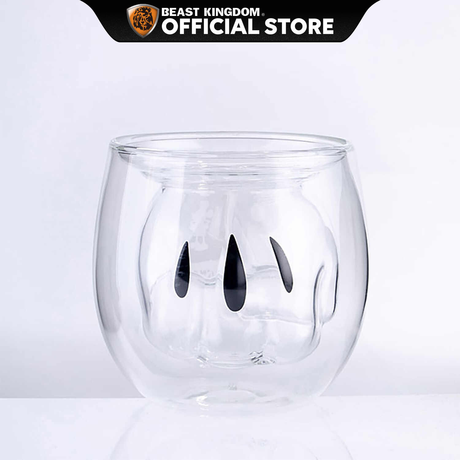 Gambar Beast Kingdom Disney Classic Mickey Series Mickey Glove Double Wall Glass Cup