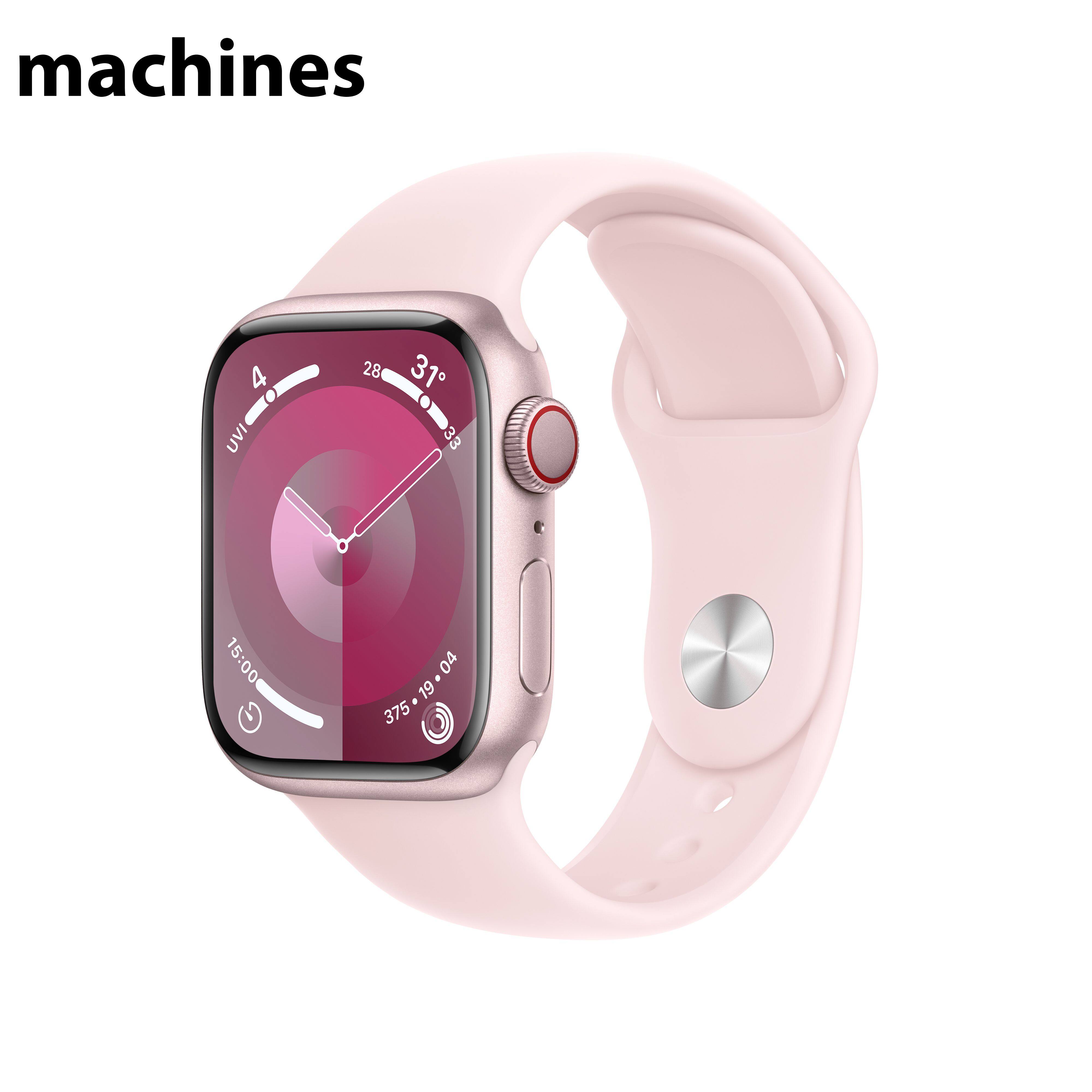 Apple Watch Series 9 (GPS + Cellular) 41mm Aluminium Case with Sport Band