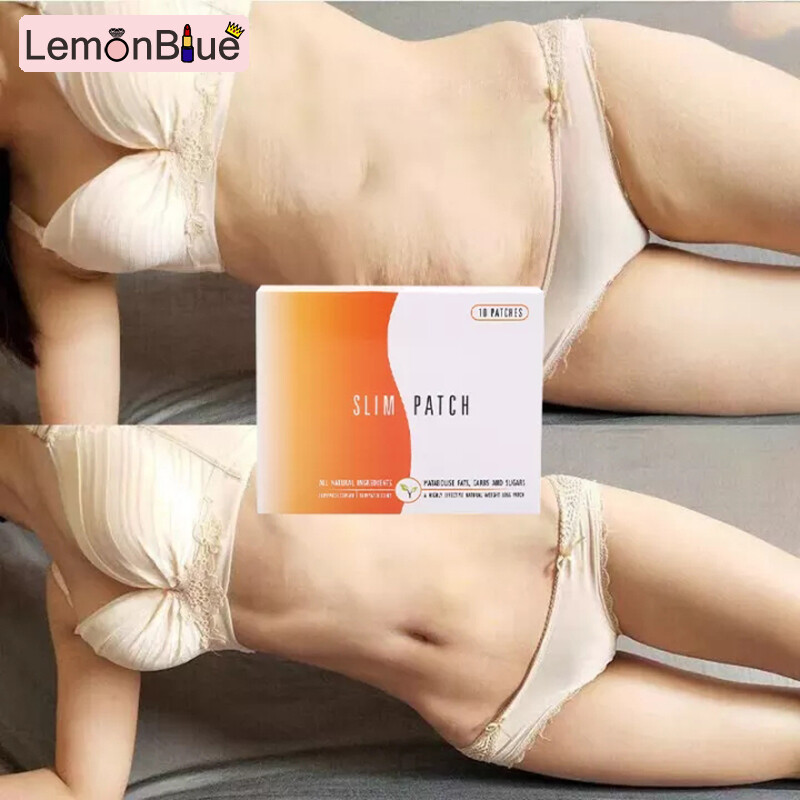 Gambar LemonBlue Weight Loss Patches Waterproof Natural Slim Adhesive Sheet Quick Slimming Waterproof Natural Slim Adhesive Sheet Quick Slimming for Women Men Weight Loss Patches Waterproof Natural