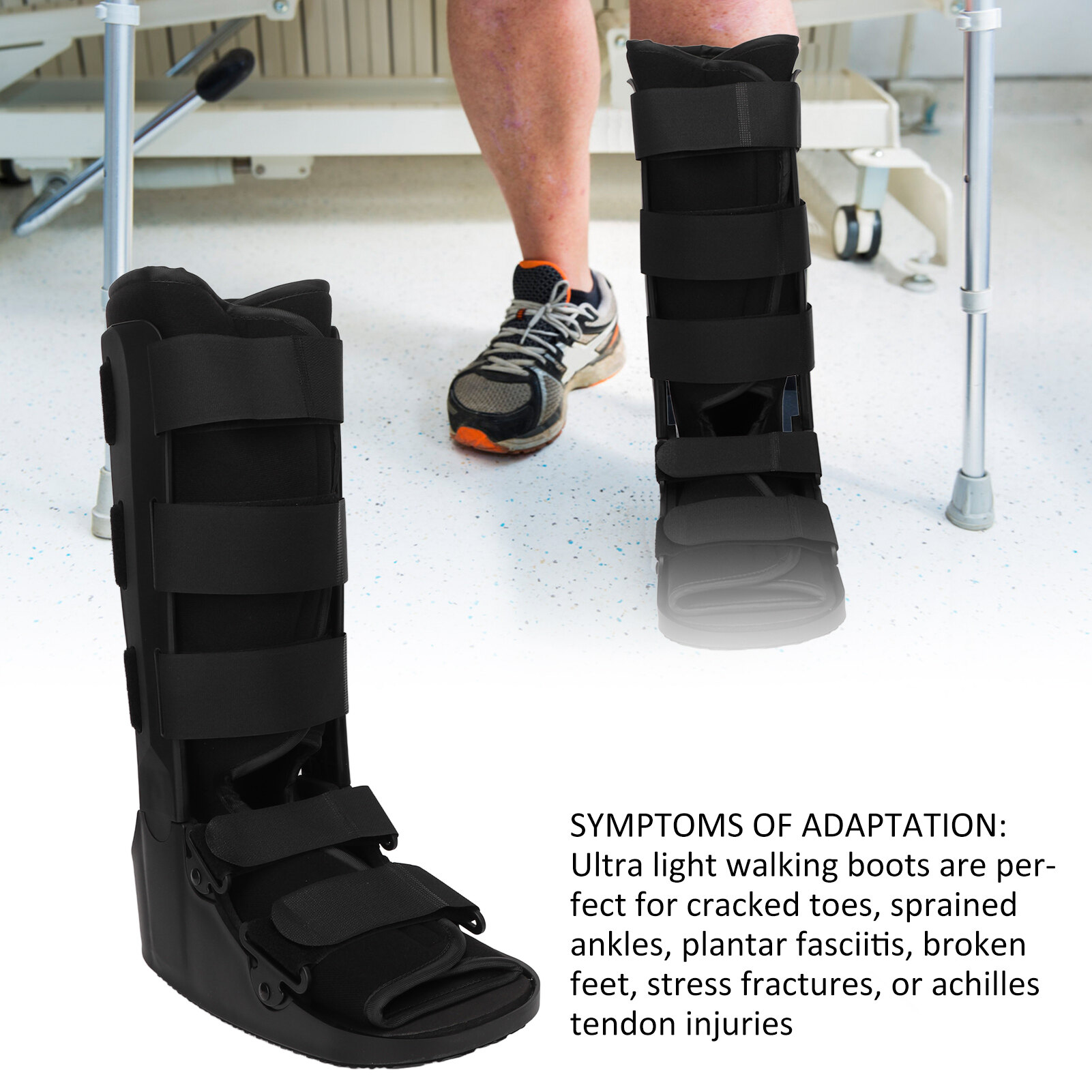 orthopedic boot for sprained ankle