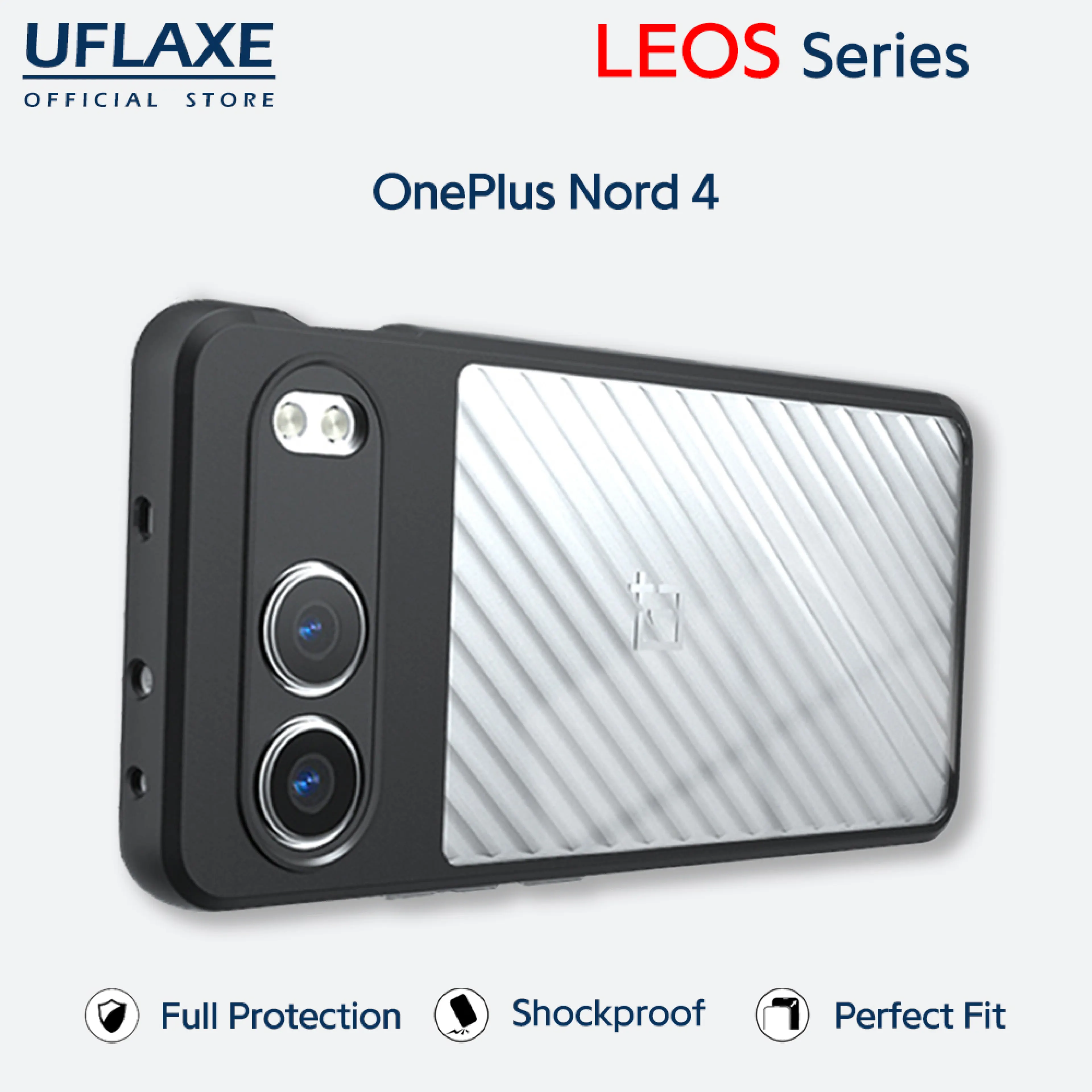 UFLAXE LEOS - For OnePlus Nord 4 Case - Matte Clear Shockproof Hard Case | Anti-Yellowing Anti-Fingerprint Durable Phone Case