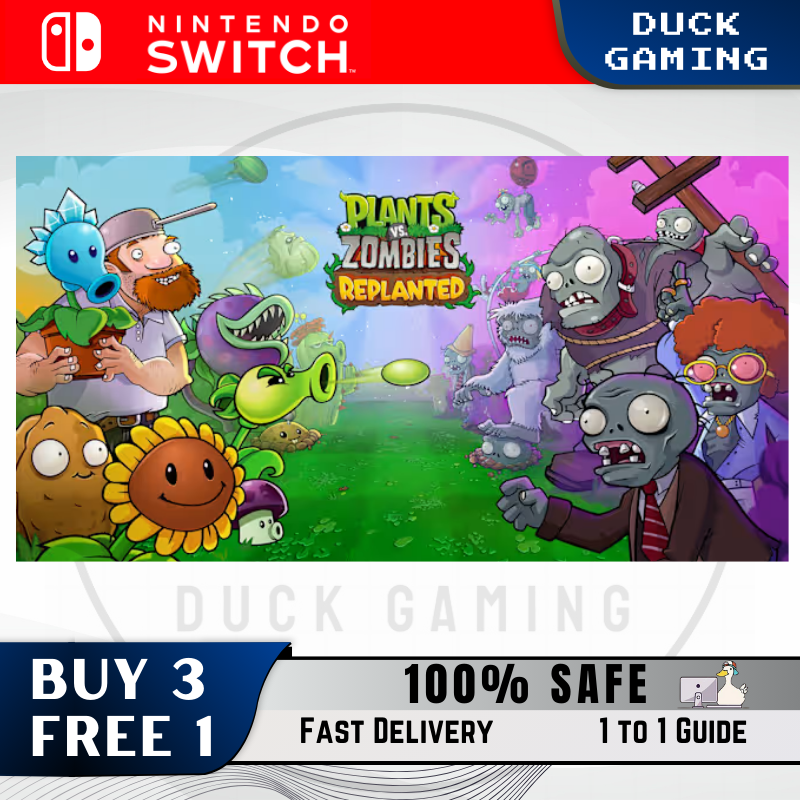 🔥New Arrival🔥 Plants vs. Zombies: Replanted (Nintendo Switch) Digital Games - Jenama Nintendo Harga 39 Ringgit*Penghantaran Percuma