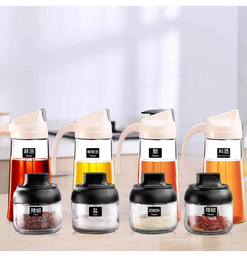 Gambar Seasoning Bottle Ready Stock Salt Sugar Ajinomoto Msg Upgraded 2.0 280ml Black White PP PPT Glass Glassware Kitchen