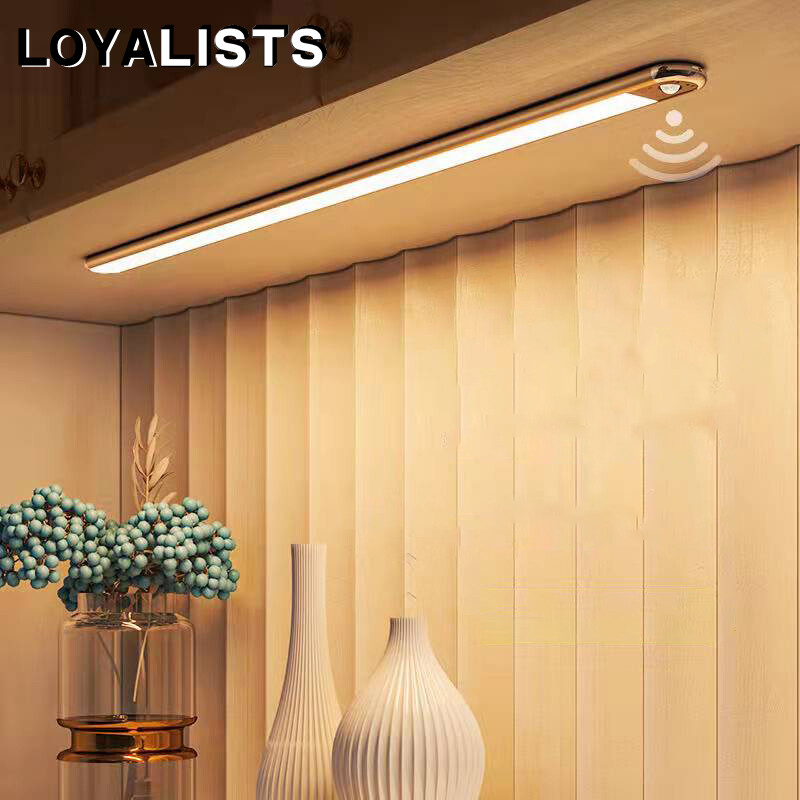 LOYALISTS Đèn Cảm Ứng Cơ Thể Người Đèn Led Tủ Đèn Tủ Quần Áo Phòng Ngủ Hành Lang Lối Đi Hiên Nhà Đèn Tường Không Dây Sạc USB