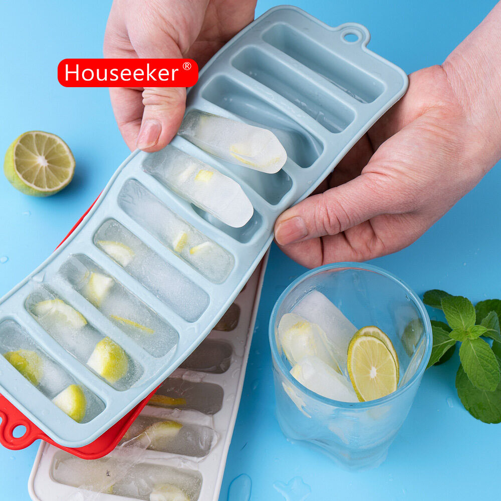 Khay Khuôn Đá Viên Silicon Mới Khuôn Đá Viên Dải Dài Khuôn Làm Kem Nướng Bánh, Phụ Kiện Nhà Bếp Tự Làm