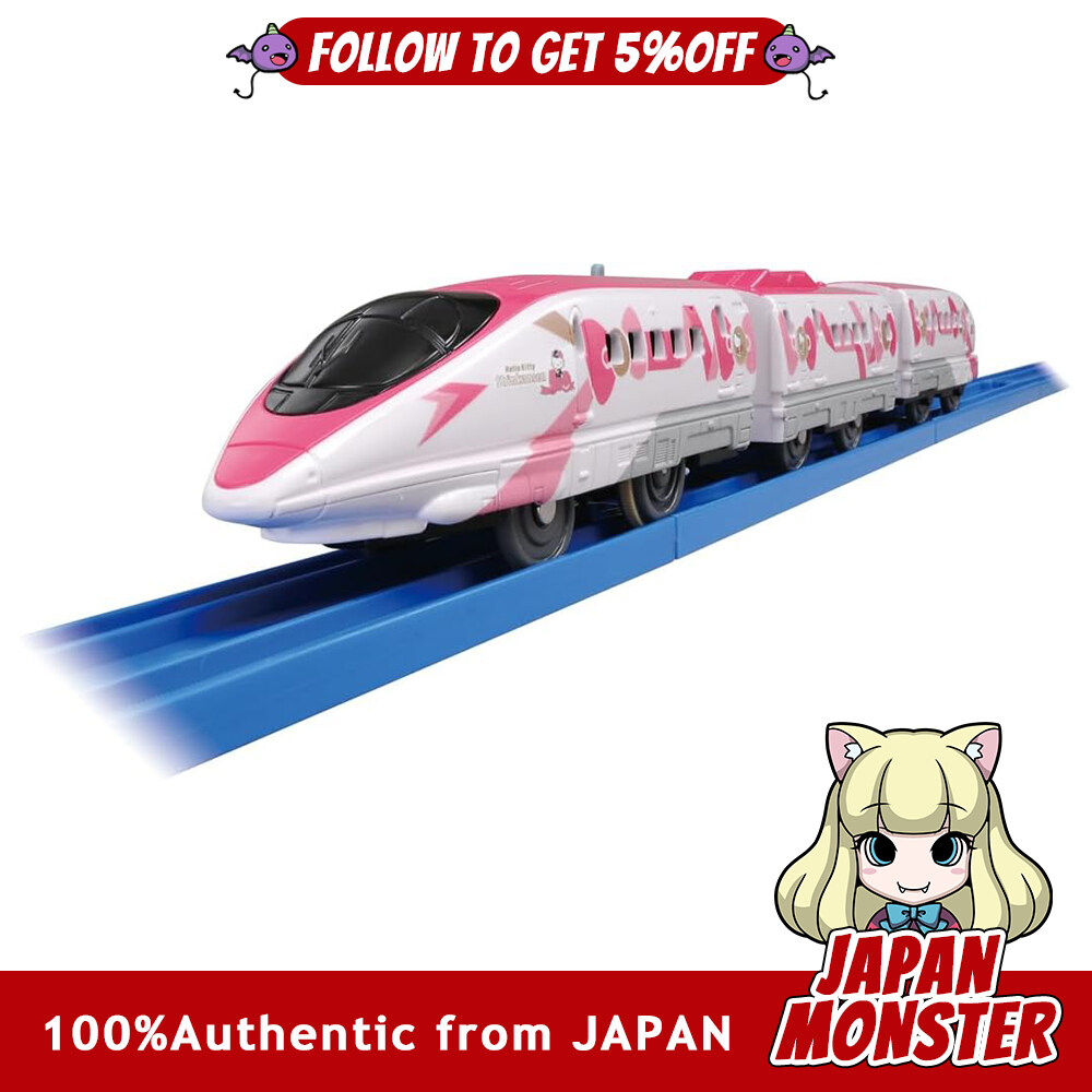 Takara Tomy Plarail S 18 Hello Kitty Shinkansen Train Toy Passes Toy Safety Standards ST Mark Certification PLARAIL TAKARA TOMY