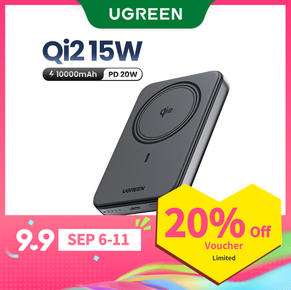 Ugreen Qi2 磁吸充电宝