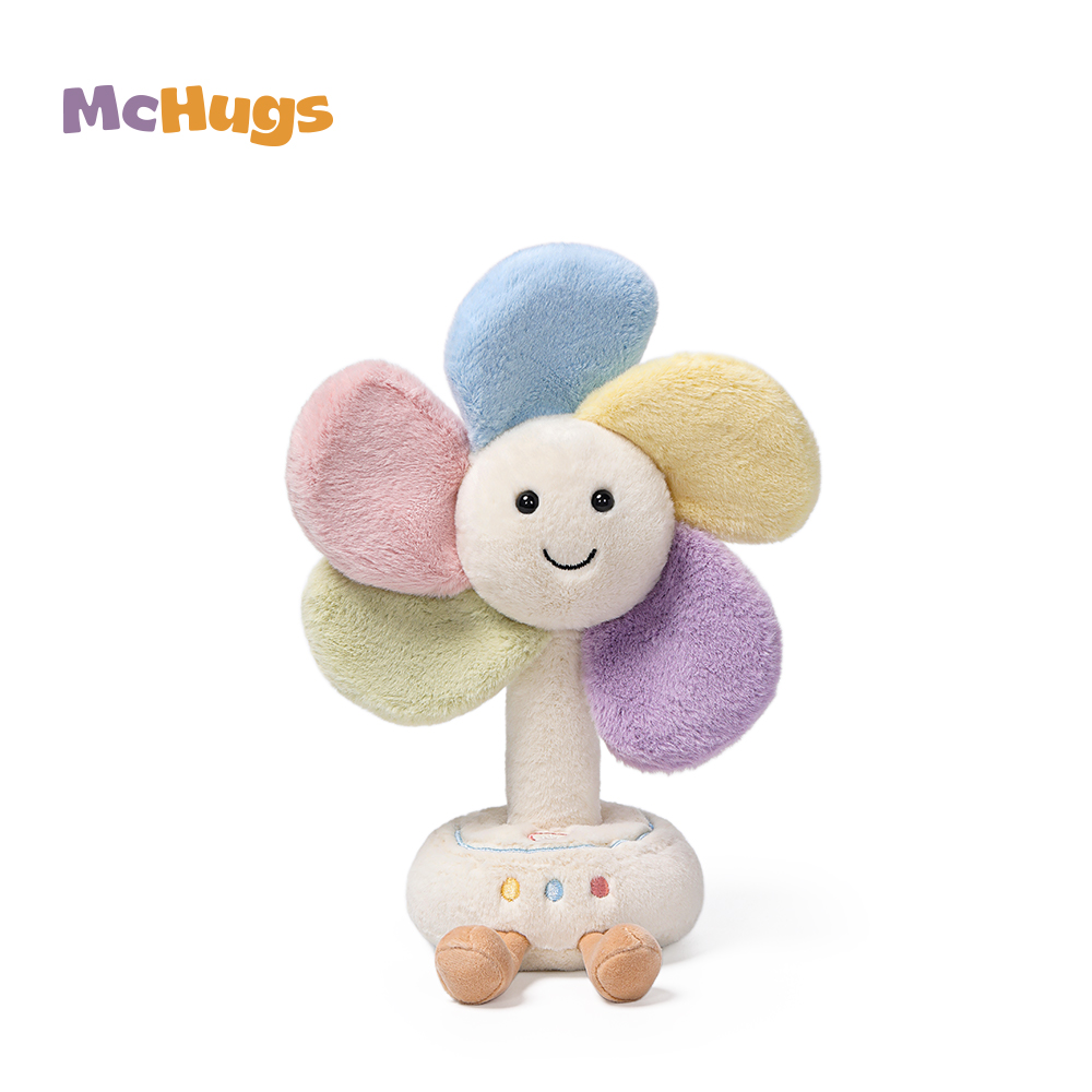 McHugs Rainbow Flower Mini Fan Plush Toy Lovely Birthday Gift for Kids ราคา 955 บาท*ส่งฟรี