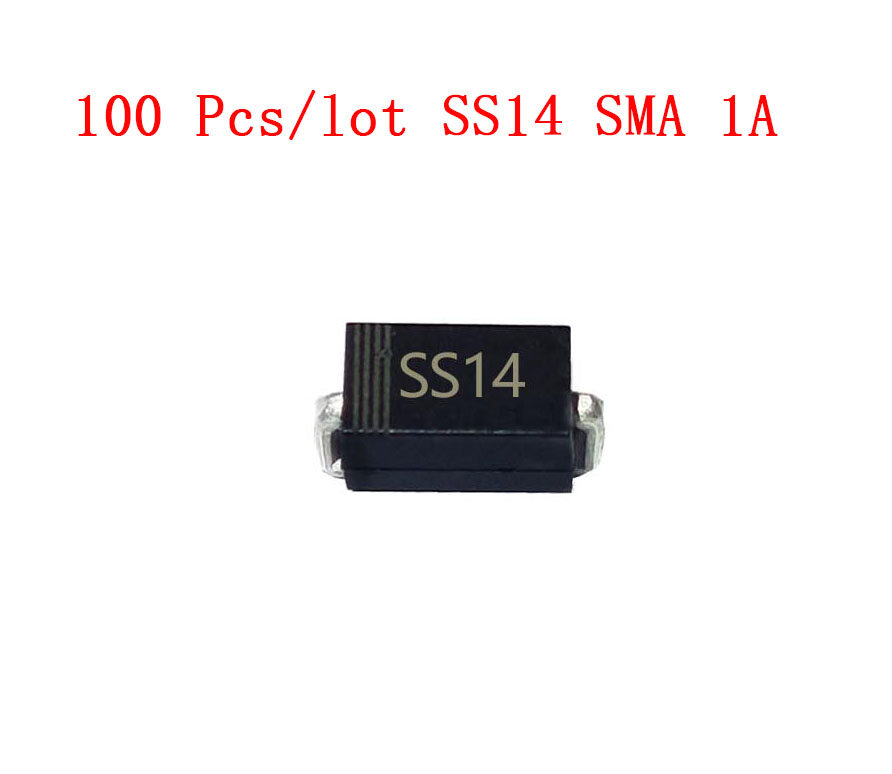 100 cái/lốc ss14 sma 1a smd đi-ốt schottky