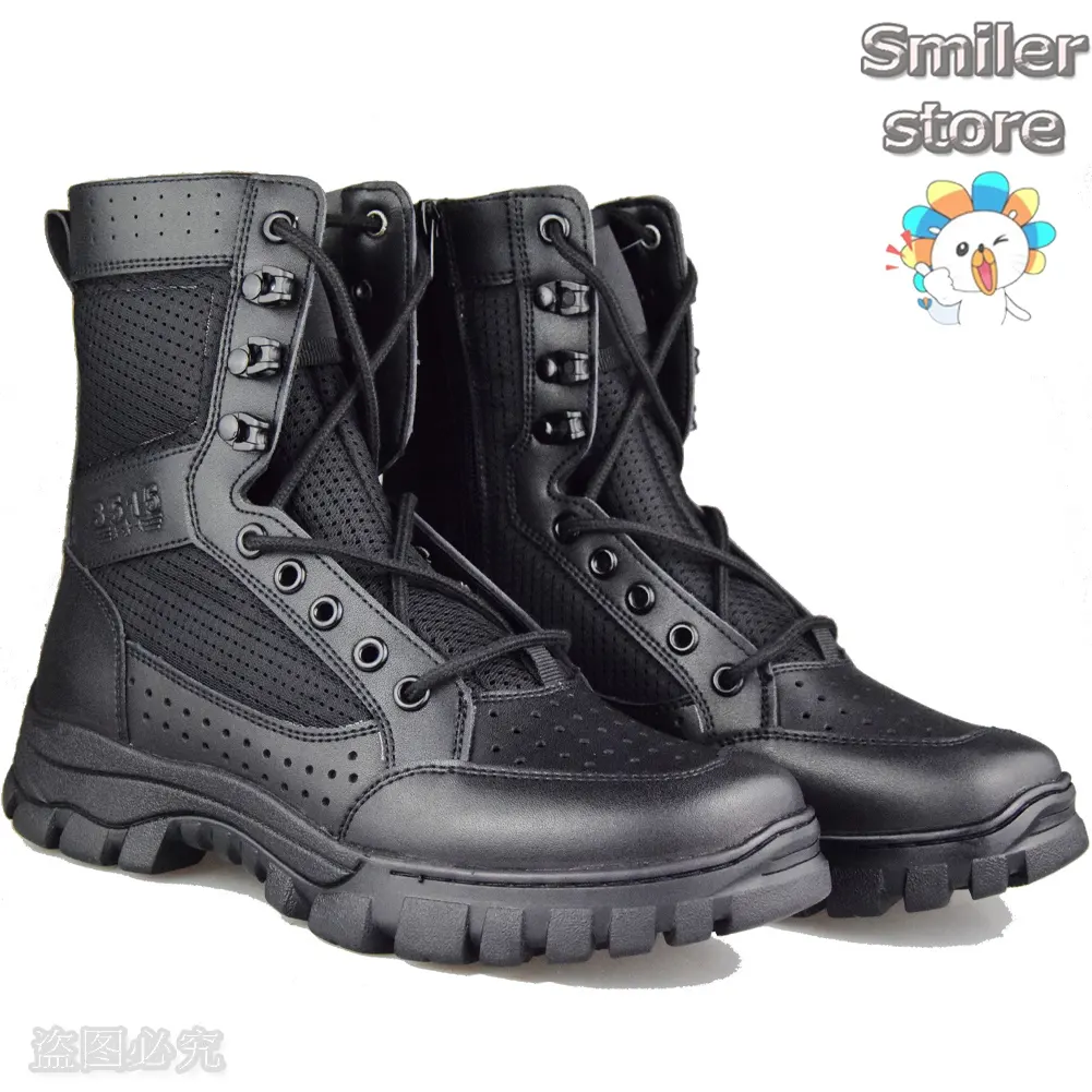 high top combat boots