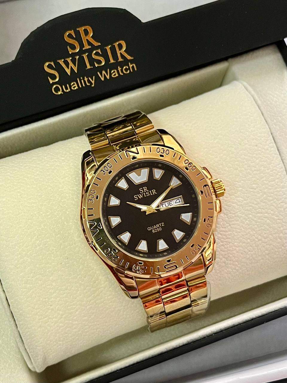 Swisir Original Stainless Steel Dual Time Sports Watch For Men