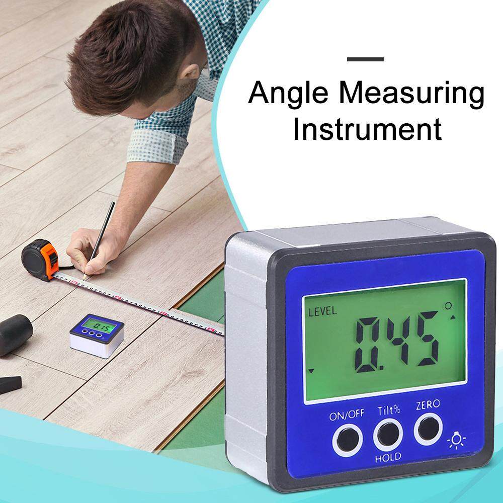 Mini LCD Digital Protractor Gauge Level Angle Finder Inclinometer Magnet Base