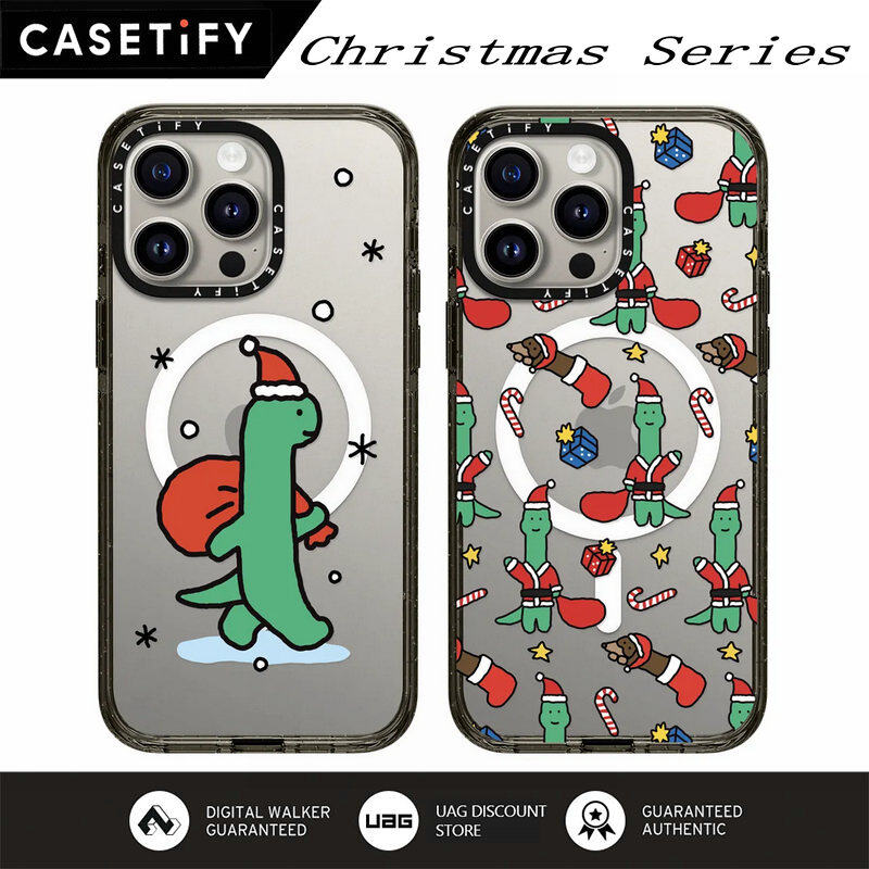 Casetify dòng sản phẩm giáng sinh Trường hợp với Magsafe cho Iphone 15 Pro Max / iPhone 14 Pro Max / iPhone 13 Pro Max / iPhone 12 Pro Max / iPhone 11 vỏ điện thoại bảo vệ Bìa