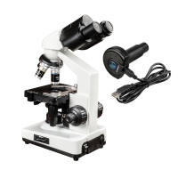 SVBONY SM201 Binocular Compound Lab Microscope 40X-2500X double-layer power supply with mobile phone holder suitable for experimental teaching and biological testing
