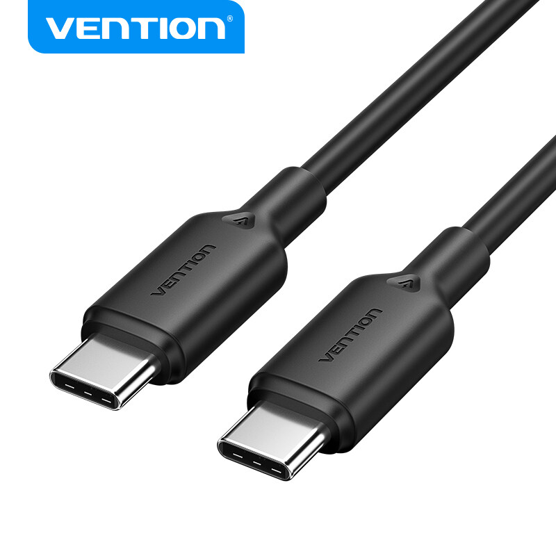 Vention Dây Cáp USB Type-C to Type-C 3A, 480Mbps Tốc Độ Cao, Sạc Nhanh 60W, Dây Dài 1m, Bền Bỉ Chống