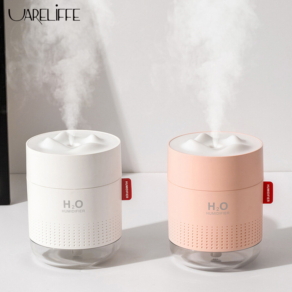 Urallife Tạo Độ Ẩm 500Ml Dung Tích Lớn Núi Tuyết Không Dây Tạo Độ Ẩm Không-Có Thể Sạc Lại/Siêu Âm Có Thể Sạc Lại Máy Tính Để Bàn Diffuser Di H2O Không Khí Humidificador Giữ Ẩm tiếng Ồn Thấp Hai Chế Độ Đèn Ban Đêm Đối Với Trang Chủ Xe Để Bàn Văn Phòng