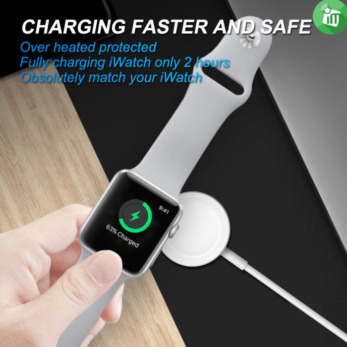 Coteetci Magnetic iWatch Charger for Apple Watch