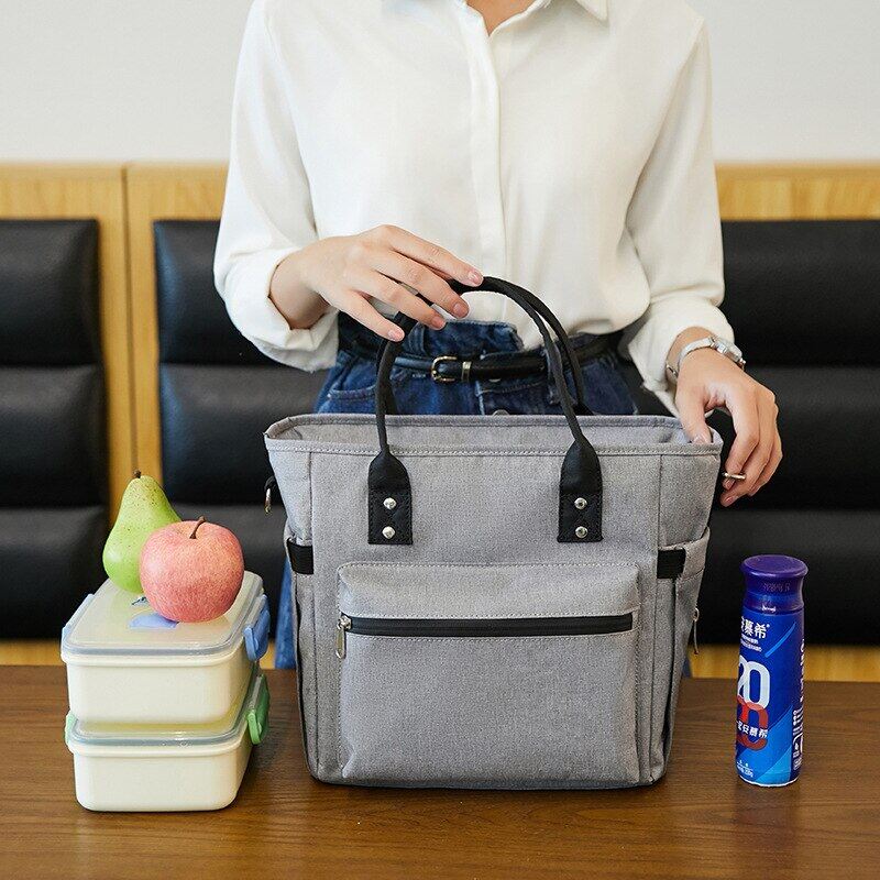 Gambar Multifunction Waterproof Insulated Bag Weekend Outdoor Picnic Fruit Snacks Drink Food Storage Thermal Container Tools Accessory