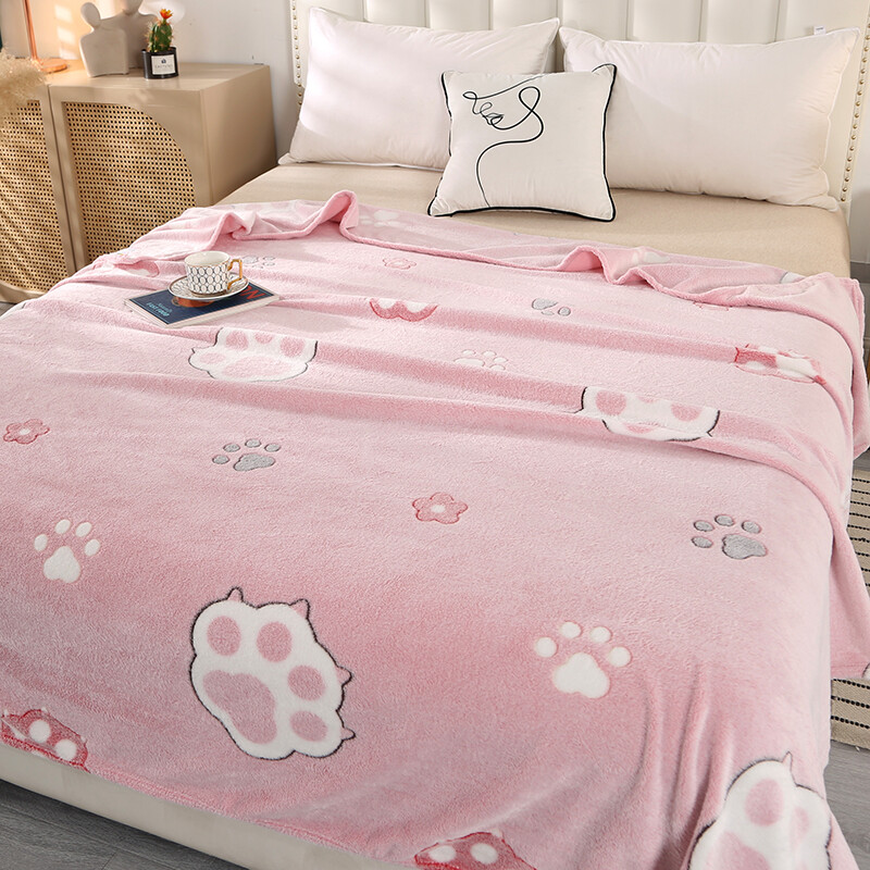Giường Chăn nhung san hô đơn chăn khăn chăn và chăn đệm flannel chiếc chăn nhỏ ngủ trưa văn phòng giờ nghỉ trưa