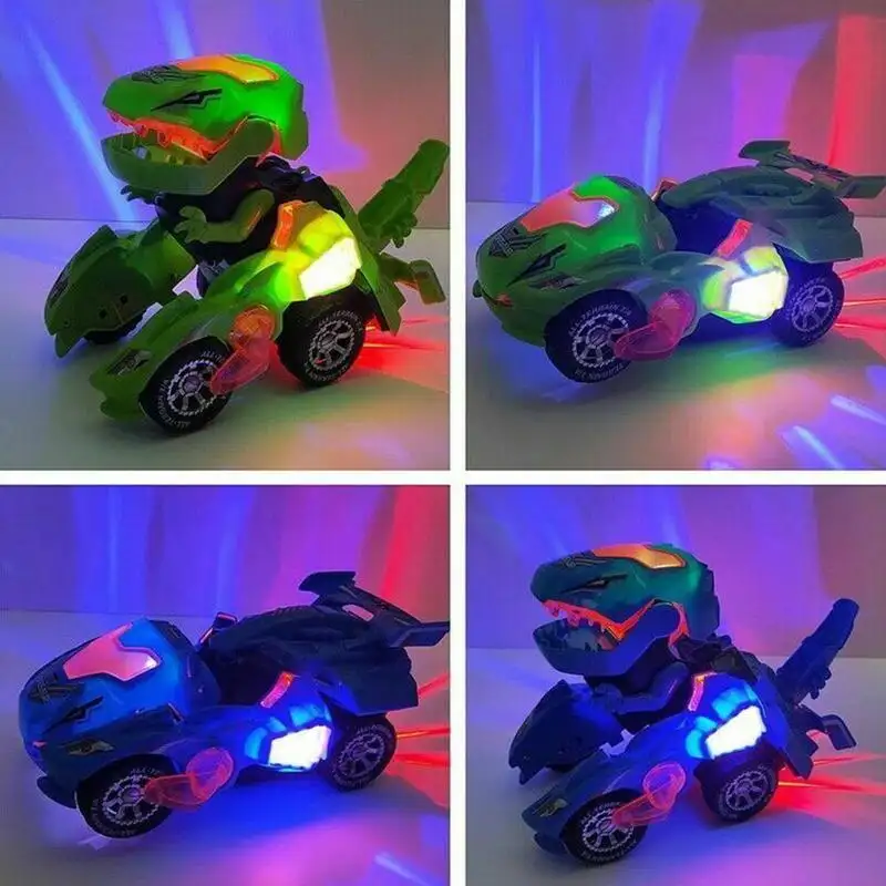 dinosaur led car