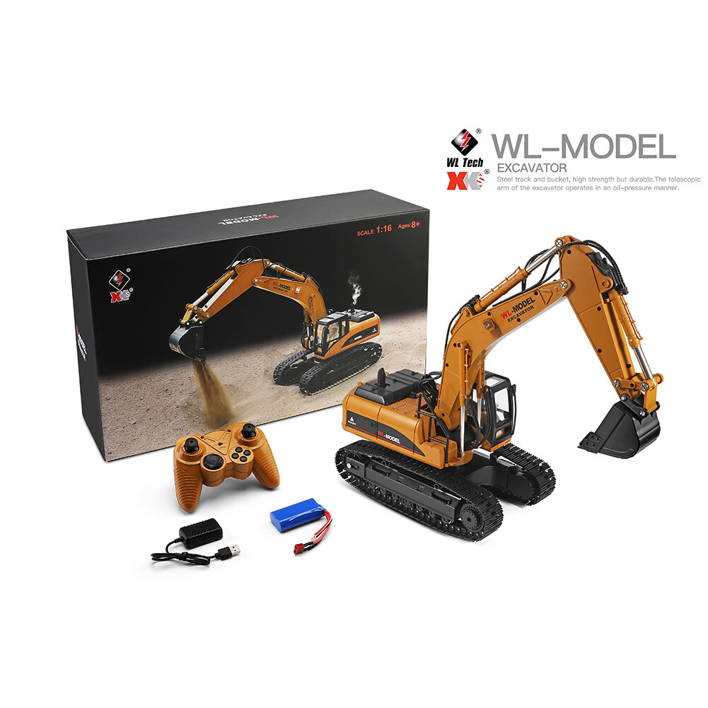 steel rc excavator