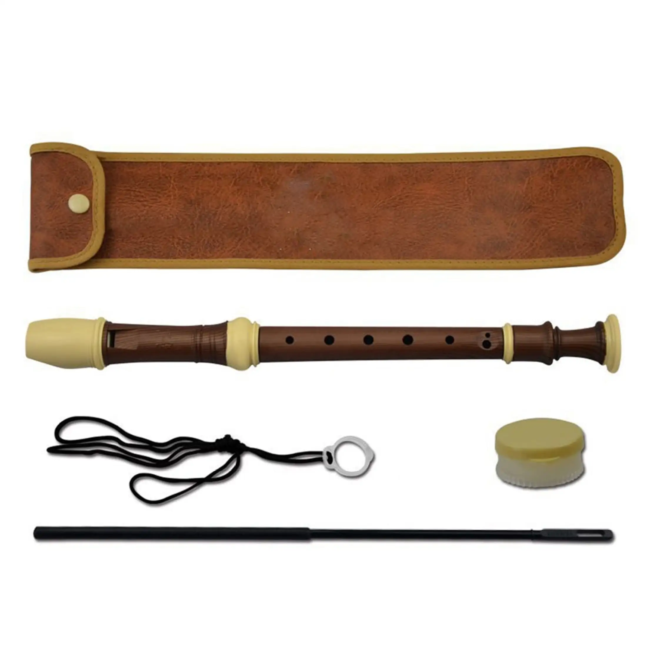 German Style 8 Holes Recorder Soprano Clarinet Chinese Vertical Dizi Abs Resin Plating Wood Grain Flute C Key Music Instrument Lazada Singapore
