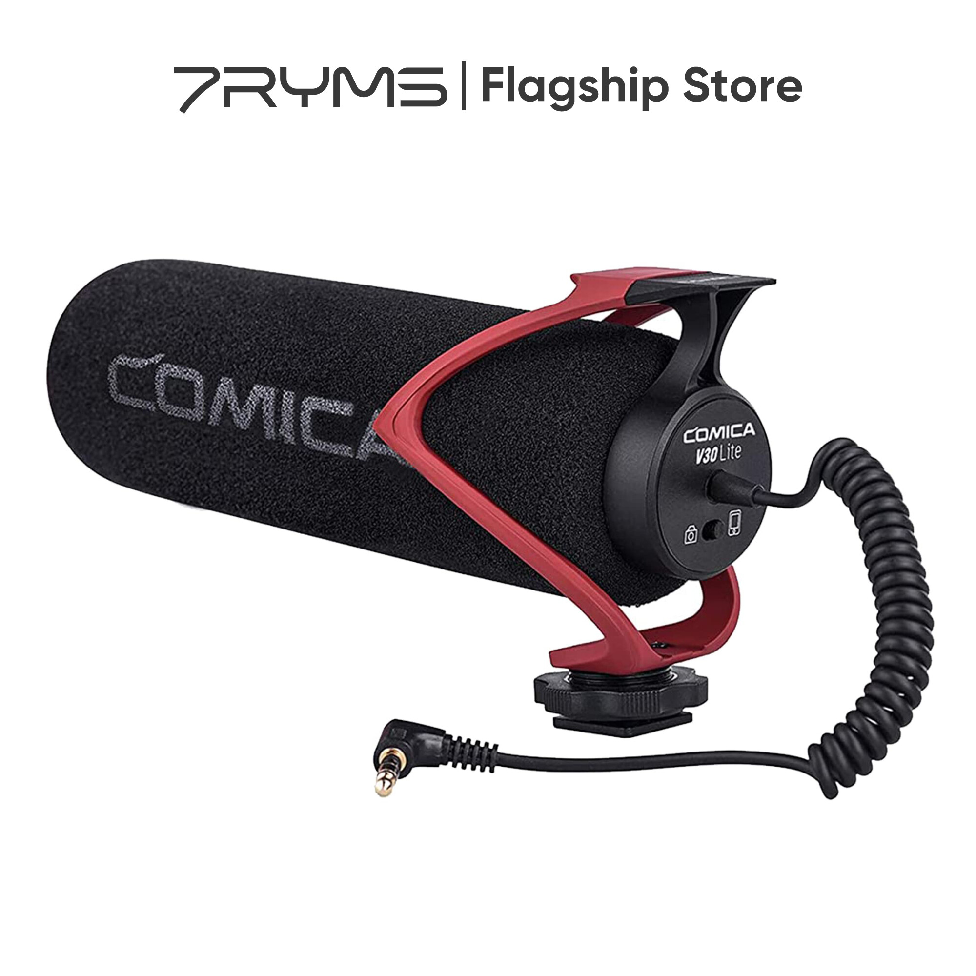 Comica CVM-V30 Lite phổ video Shotgun Microphone, siêu cardioid Directional micrô máy ảnh cho Canon Nikon Sony Fuji DSLR máy ảnh và iPhone điện thoại thông minh Android