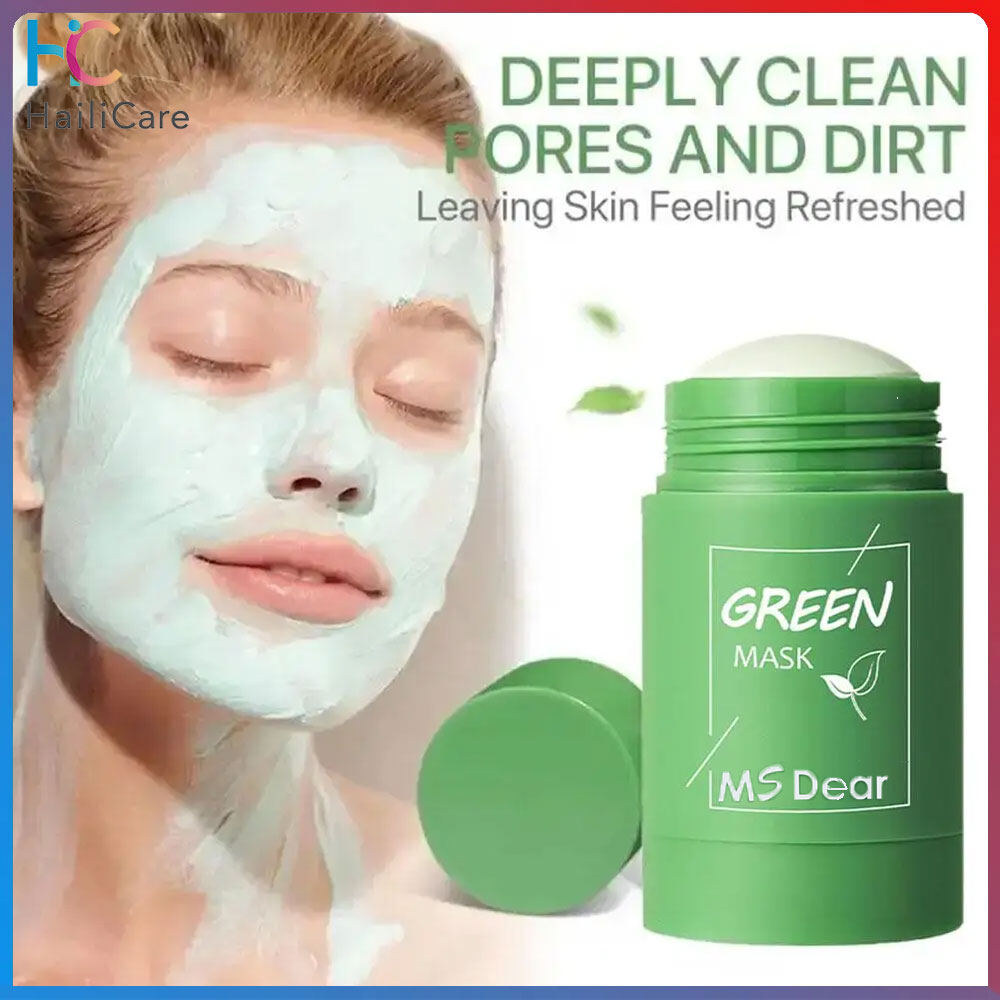 Hailicare Mặt Nạ Thanh Đất Sét Làm Sạch Trà Xanh, Cà Tím, Làm Sạch Mụn Làm Đẹp Da Trà Xanh Dưỡng Ẩm Cấp Nước Làm Trắng Chăm Sóc Da Mặt