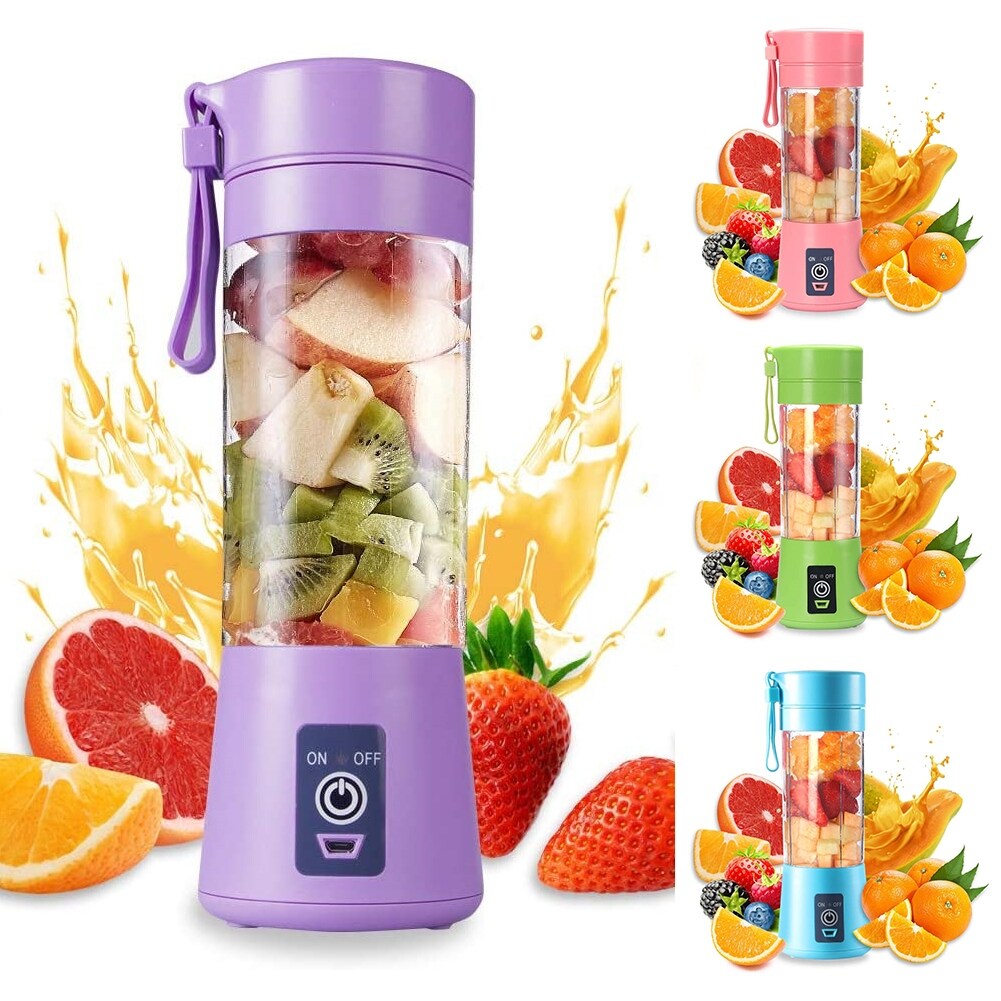 Gambar ?CW? 380ML USB Household SmallJuicer Electric Juicer Cup Juice CupFood ProcessorBlender Juice Blenders