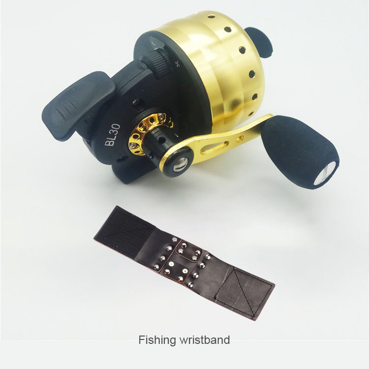 Spincast Reel BL30 4 + 1BB 3.6:1 Spin đúc lô cước kim loại câu cá ngoài trời với sợi PE 45m