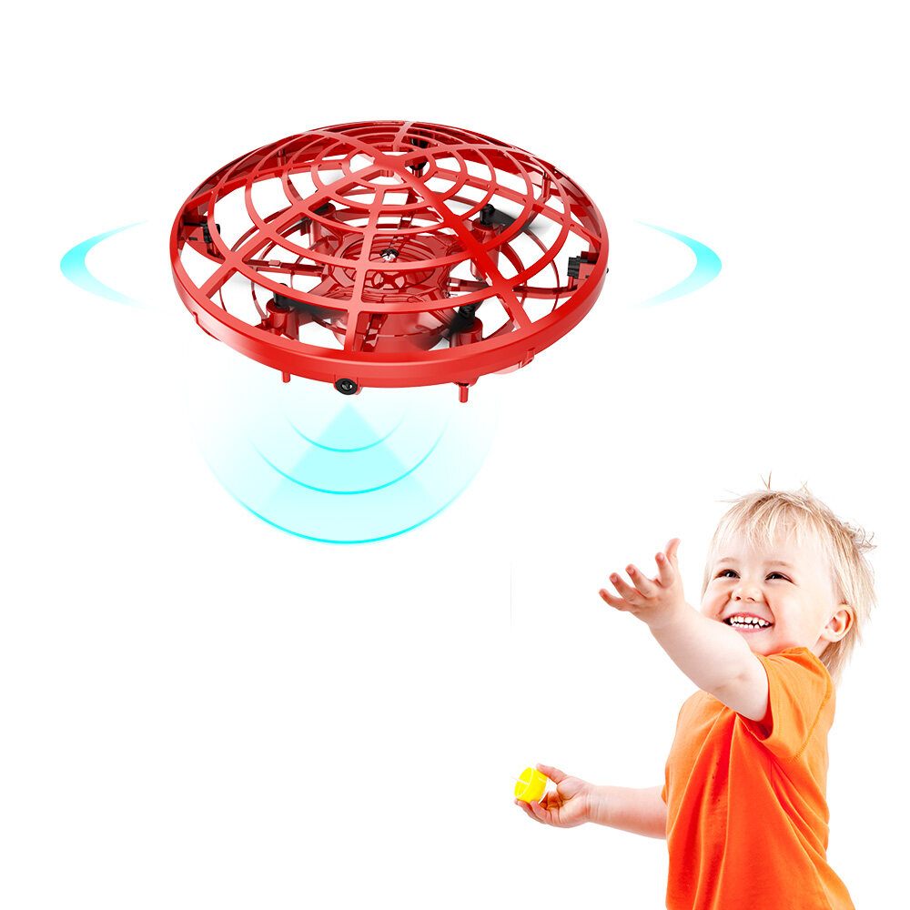 deerc mini 360 xoay tự động cảm biến bay lượn ufo đồ chơi bay cho trẻ em quà tặng tay điều khiển cử chỉ máy bay bay cảm ứng điều khiển bằng tay bốn trục led đồ chơi bóng bay cho bé trai và bé gái 15