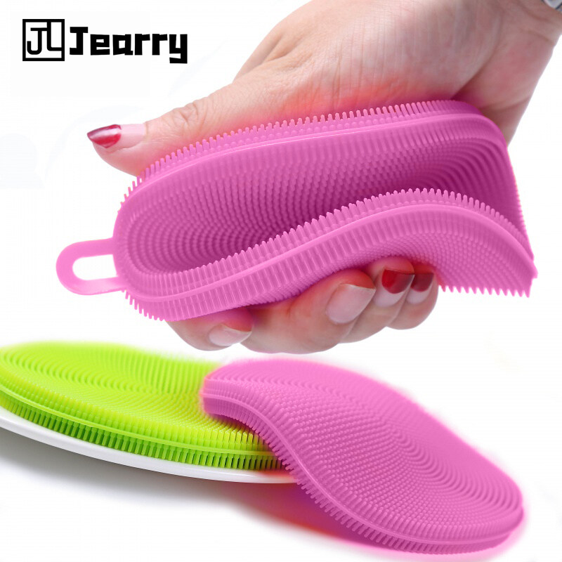 Gambar Jearry Silicone Dish Brush Good Detergency Kitchen Utensils
