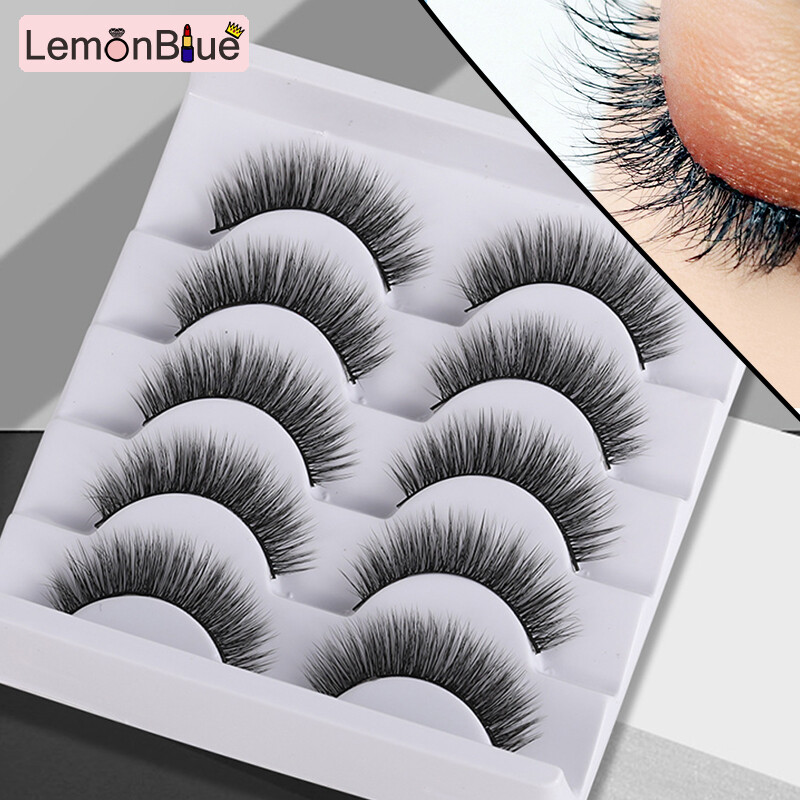 Gambar Curling False Eyelashes Wispy Natural Faux Lashes Professional Eye Makeup Tools Curling False Eyelashes Wispy Natural Faux Lashes Professional Eye Makeup Tools Easy to Use Great Gifts Women Girls
