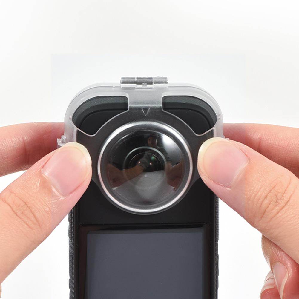 Vòng bảo vệ ống kính máy ảnh của điện thoại trường hợp đối với insta360 x3 camera hành động tròng kính trong suốt bảo vệ bảo vệ bìa cho insta 360x3 phụ kiện