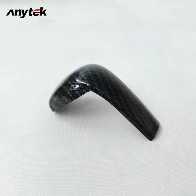anytek carbon fiber in bánh răng shift shift cover trim cho mazda 2 3 6 cx3 cx5 3
