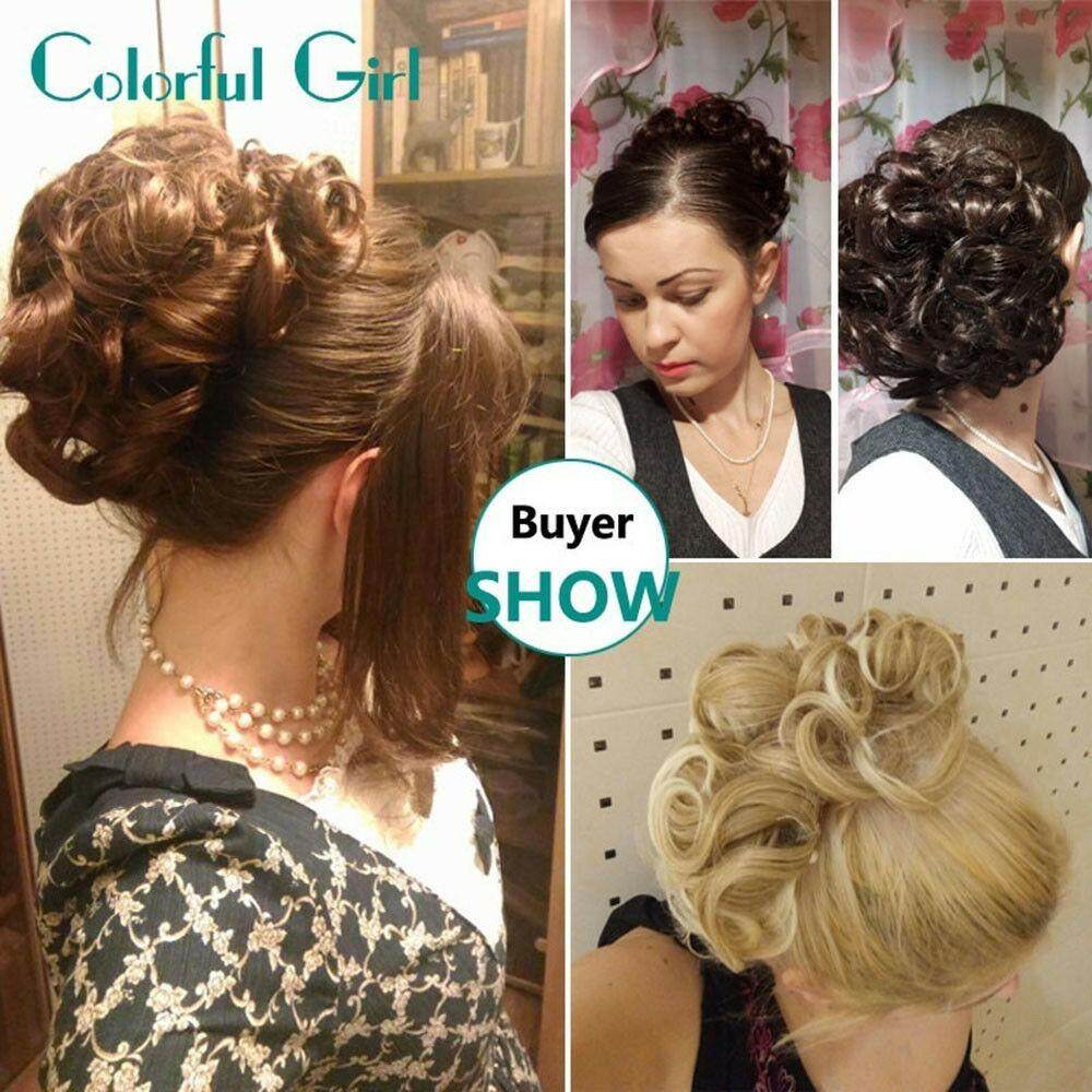 1 Plastic Comb Chignon Wedding Hair Bun Wave Curly Hair