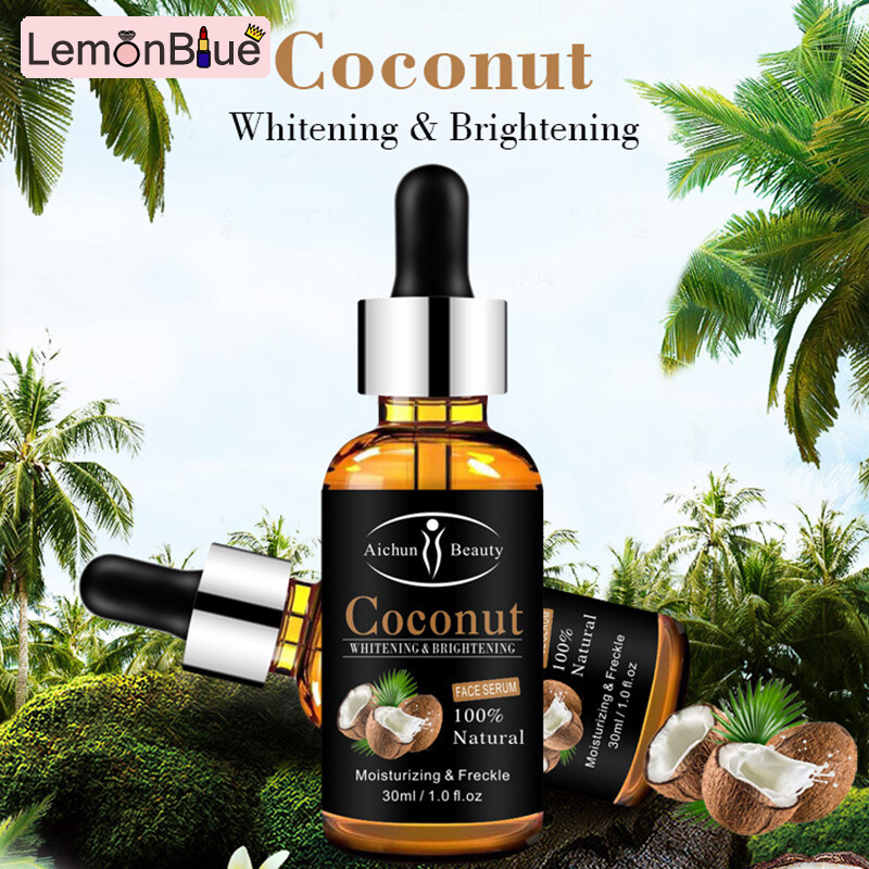 Gambar LemonBlue Facial Essence Oil 30ml Coconut Moisturizing   Whitening Serums Anti Aging Skin Facial Essence Oil Anti Aging Skin Repair Face Serums for Women 30ml Coconut Moisturizing   Whitening Serums