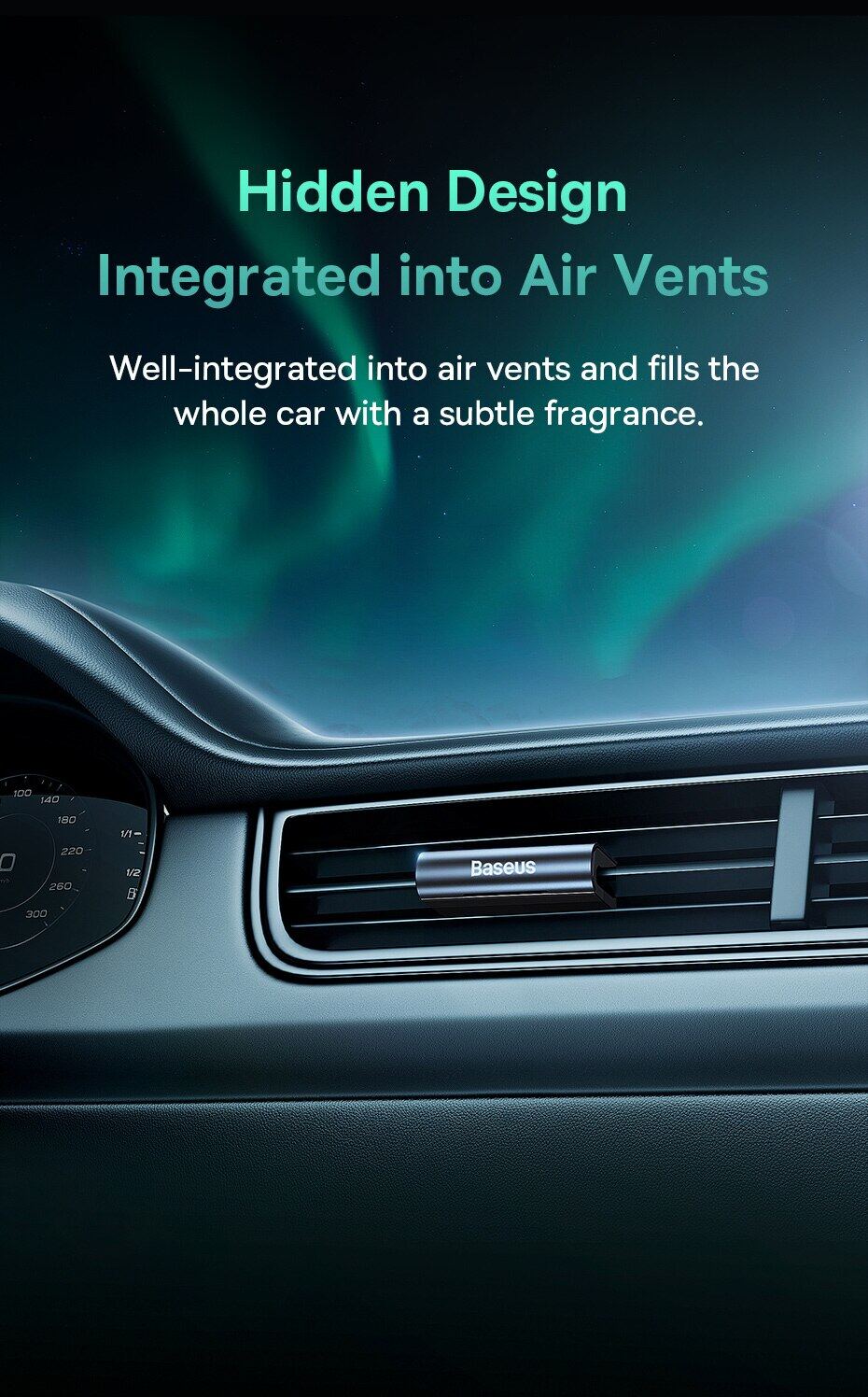 baseus metal car air freshener for auto interior accessories car perfume long-lasting scent mini air vent fragrance diffuser 3