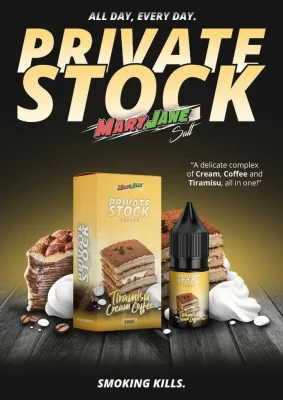 MARY JANE Private Stock 10ML / Honey Vanilla/Butterscotch Hazelnut Coffee/Strawberry Buttercream/Caramel Javachip (3)